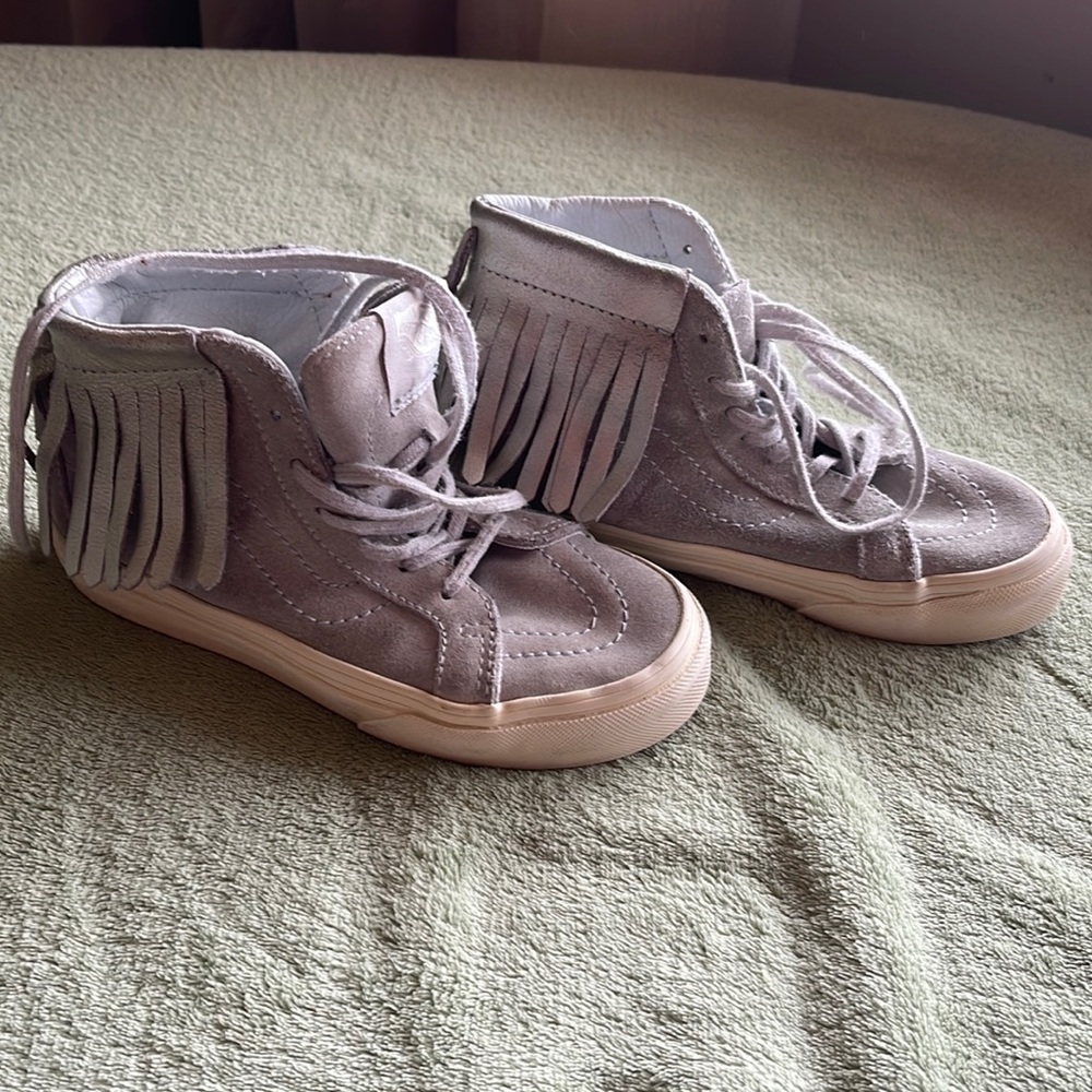 Vans size 13 little girls